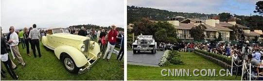 2011年加州圓石灘汽車巡展”(Concour de Elegance at Pebble Beach, CA)活動現(xiàn)場照片。